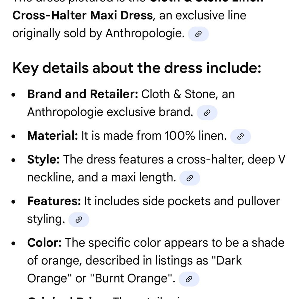 Cloth & Stone Cross-Halter Maxi Dress in Rust - Picture 2 of 8